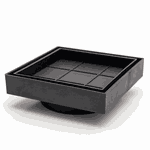 RALO INVISIVEL QUADRADO 11X11 PRETO