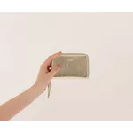 Carteira Anacapri Pequena Zíper Dourada