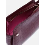 Bolsa Arezzo Tiracolo Vermelha Croco Pequena Textura