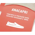 Meia De Algodão Anacapri Cano médio Cinza