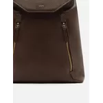 Mochila Arezzo Marrom Intense Couro Grande Bolsos