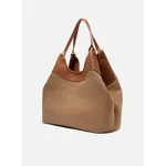 Bolsa Arezzo Shopping Marrom Natural Grande