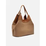 Bolsa Arezzo Shopping Marrom Natural Grande