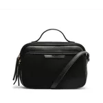 Bolsa Anacapri Tiracolo Média Franjas Preta