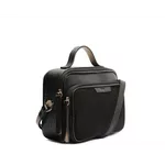 Bolsa Anacapri Tiracolo Média Franjas Preta