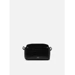 Bolsa Arezzo Tiracolo Preta Croco Pequena Textura