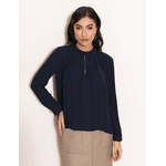 Blusa Ariane Crepe - Marinho