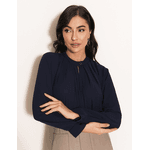 Blusa Ariane Crepe - Marinho