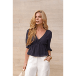 Blusa Poá - Marinho