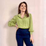 Calça Flare Amelie - Marinho