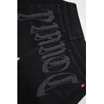 Calça Plano C Baggy Jeans Pants Washed Black