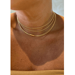 PULSEIRA CORDÃO DE VIOLÃO BANHADO A OURO