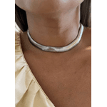 CHOKER MALHA GR RÓDIO BRANCO