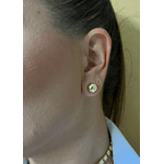 BRINCO DE BOLINHA G BANHADO A OURO 18K