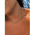 CHOKER ELOS INSPIRED DF P BANHADO A RODIO BRANCO