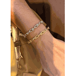 PULSEIRA ELOS INSPIRED DF BANHADA A OURO