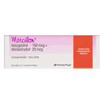 Mercilon Desogestrel 150mcg + Etinilestradiol 20mcg 21 comprimidos