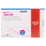 Tantin Gestodeno 0,060mg + Etinilestradiol 0,015mg 28 comprimidos