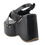 Sandália Feminino Anabela Plataforma 182178 Floter Preto