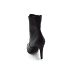 Bota Feminina Cano Médio Bico Fino 1734 Napa Preta