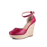 Sandália Feminina Anabela 3009 Napa Bromélia