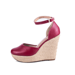 Sandália Feminina Anabela 3009 Napa Bromélia