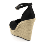 Sandália Feminina Anabela 3009 Nobucado Preto