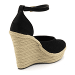Sandália Feminina Anabela 3009 Nobucado Preto