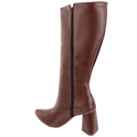 Bota Feminina Cano Alto 23020 Floter Cacau