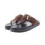 Papete Biker Feminina Camurça Marrom 002 