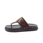 Papete Biker Feminina Camurça Marrom 002 