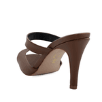 Sandalia Feminina Salto Fino Floter Cacau