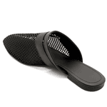 Mule Em Tela Com Fivela 5402 Preto