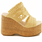 Tamanco Feminino 182177 Gergelim Creme