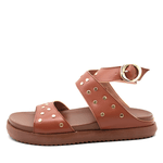 Papete Flat 004 Caramelo Detalhe em Rebite 