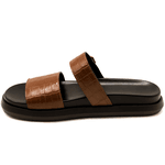 Papete 006 Detalhe em Croco Cacau e Fivela 