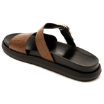 Papete 006 Detalhe em Croco Cacau e Fivela 