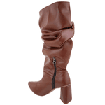 Bota Feminina Cano Alto 23021 Floter Cacau