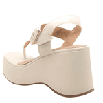 Sandália Anabela 9002 Napa Off White
