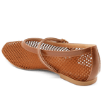 Sapatilha Boneca Em Tela Com Tira De Fivela 5400 Cacau