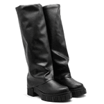 Bota Montaria Biker Cano Alto 23108 Napa Preta