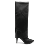 Bota Capa Em Napa Salto Geométrico 1796 Floter Preta