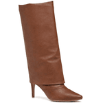 Bota Capa Em Napa Salto Geométrico 1796 Floter Cacau