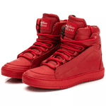 Tênis Sneaker Couro Legitimo Vermelho - REF: 60130