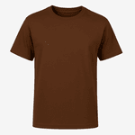 Camiseta Básica Masculina Marrom
