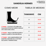 Sandália Feminina Casual C/ Ajuste Lateral - Preto