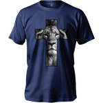 Camiseta 100% Algodão Masculino E Feminino Católica Cruz Leão