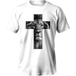 Camiseta 100% Algodão Masculino E Feminino Católica Cruz Leão
