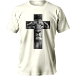 Camiseta 100% Algodão Masculino E Feminino Católica Cruz Leão