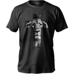 Camiseta 100% Algodão Masculino E Feminino Católica Cruz Leão
